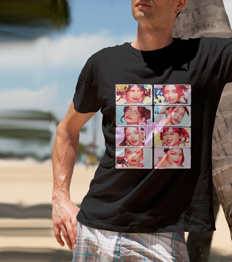 BINI Grid Style P Pop Group Philippines T-Shirt