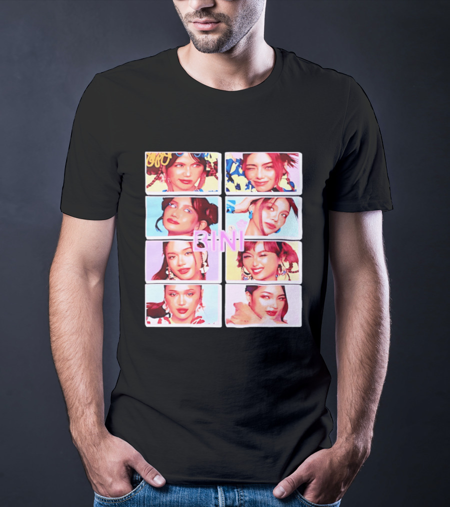 BINI Grid Style P Pop Group Philippines T-Shirt