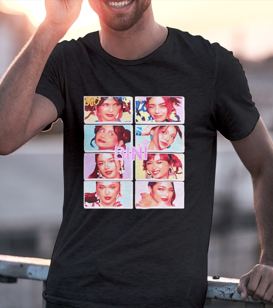BINI Grid Style P Pop Group Philippines T-Shirt