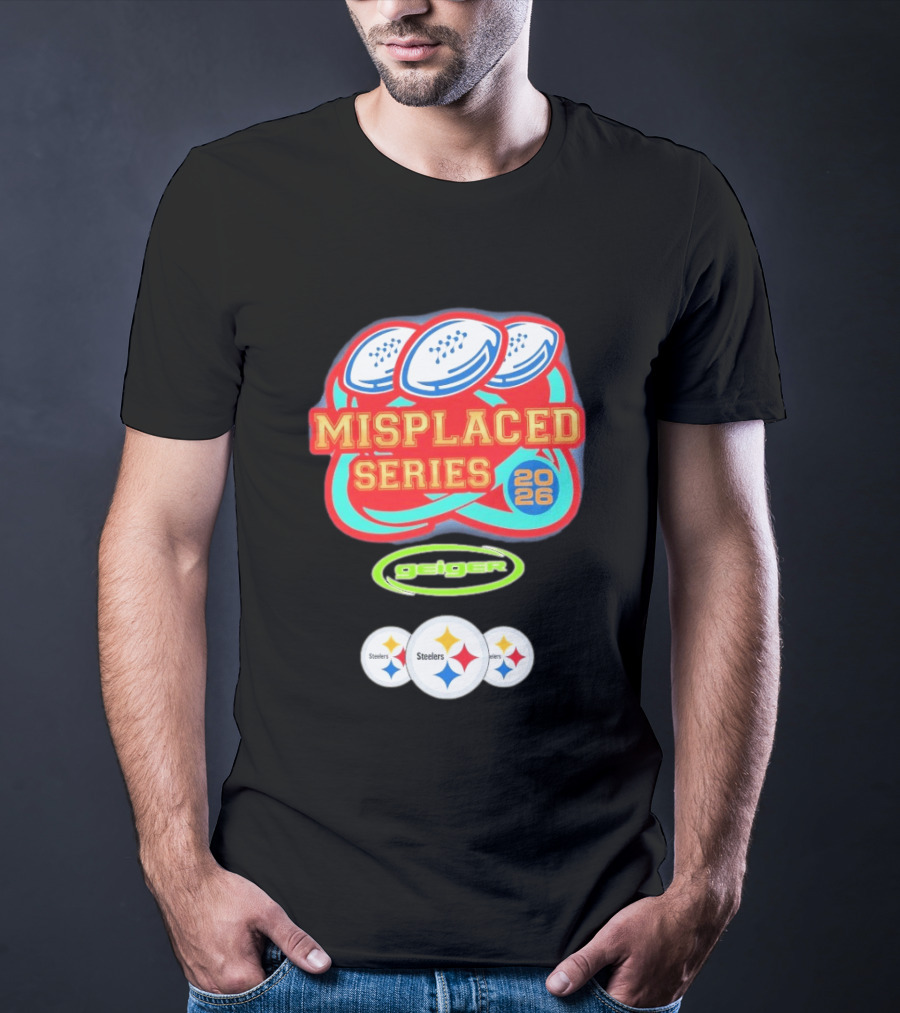 Steelers Misplaced Series 2026 Geiger T-Shirt
