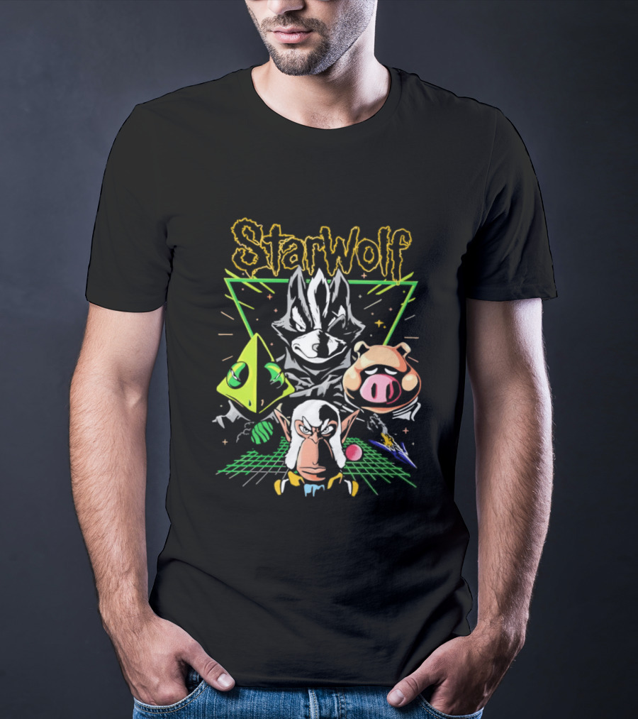 StarWolf Character Collection Wolf And Fox T-Shirt