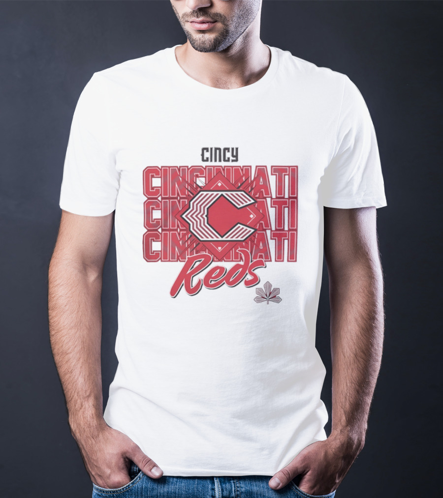 Cincinnati Reds Cincy 2026 City Connect Modern Layered T-Shirt
