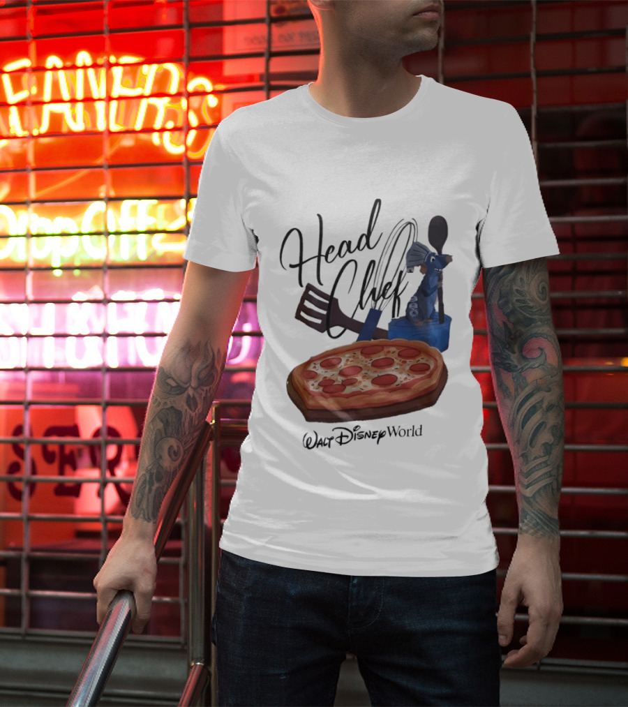 Head Chef Ratatouille Pizza Walt Disney World T-Shirt