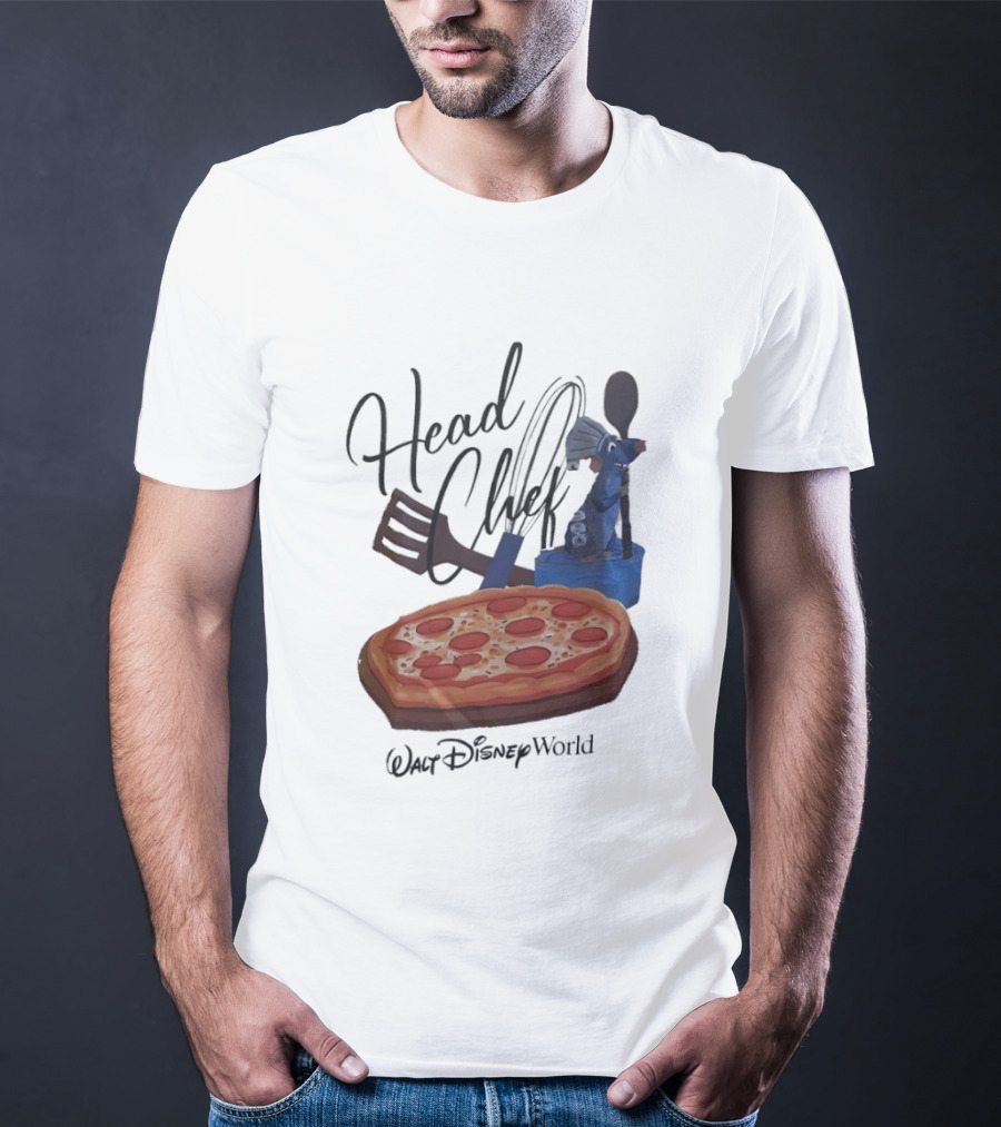 Head Chef Ratatouille Pizza Walt Disney World T-Shirt