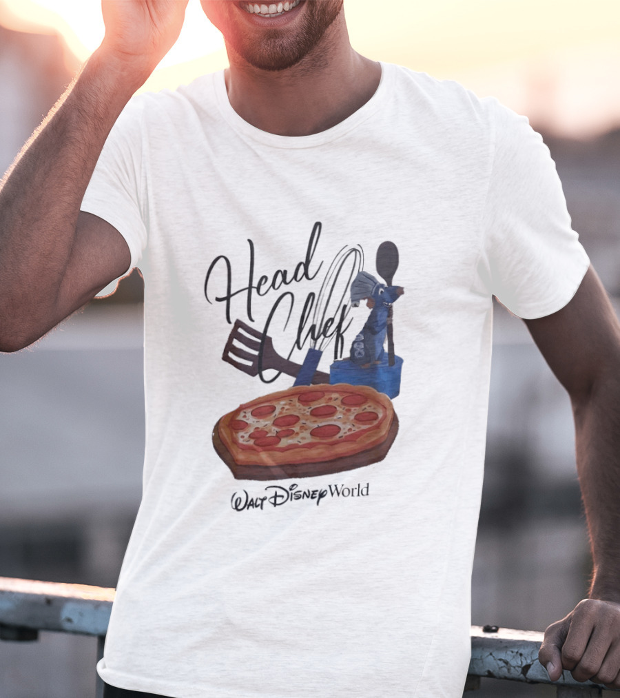 Head Chef Ratatouille Pizza Walt Disney World T-Shirt