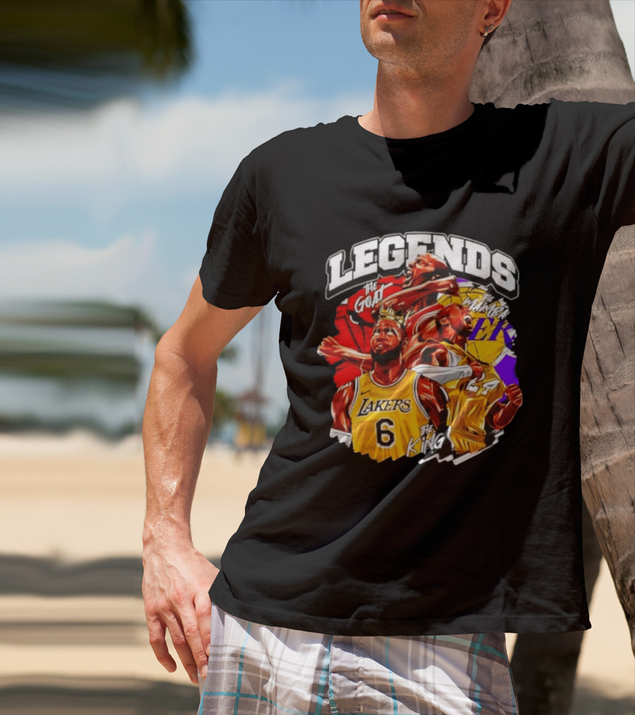 Legends The Goat Mamba King Lakers 24 6 T-Shirt