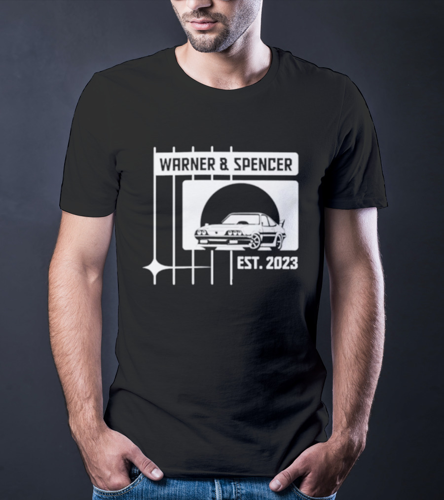Warner And Spencer Est 2023 Classic Car T-Shirt