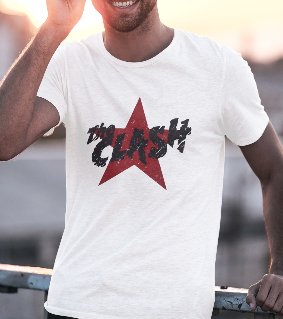 The Clash Red Star Vintage Punk T-Shirt
