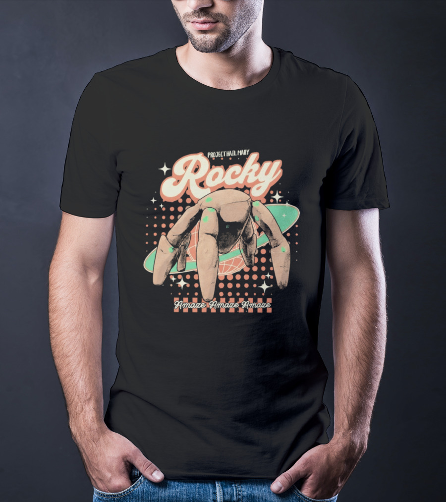 Project Hail Mary Rocky Alien Amaze Amaze Amaze Vintage Style Spacecraft T-Shirt