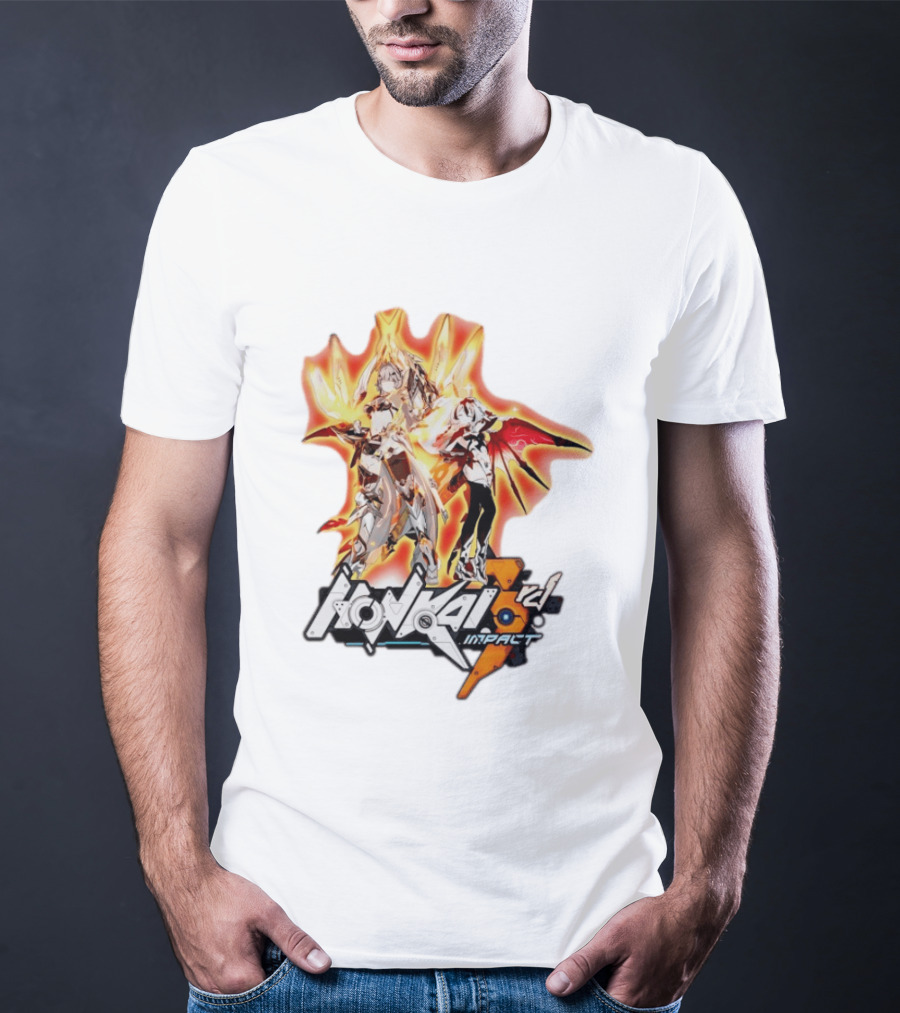 Honkai Impact 3rd HoYoverse Flame Armor Characters T-Shirt