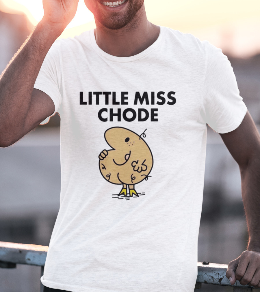 Little Miss Chode Funny Cartoon T-Shirt