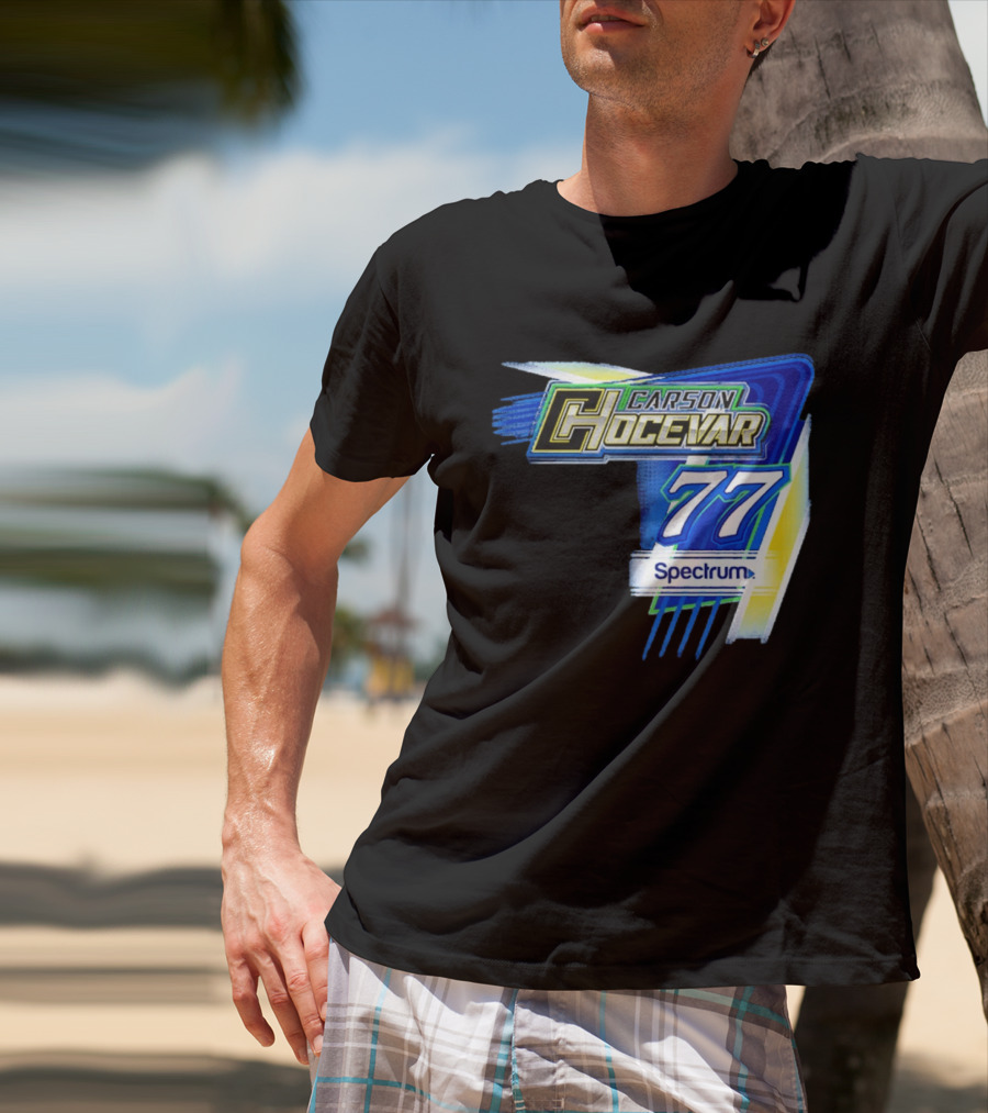Carson Hocevar #77 Spectrum Racing Nascar T-Shirt
