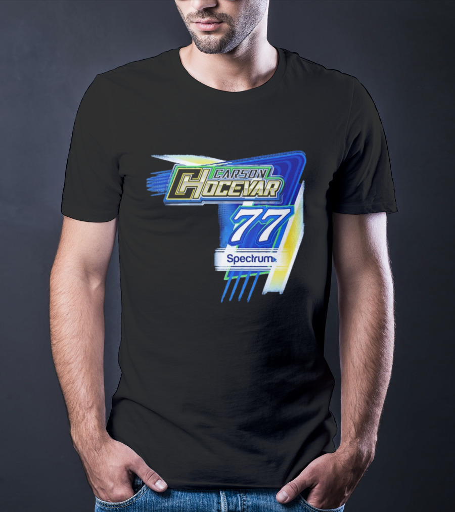Carson Hocevar #77 Spectrum Racing Nascar T-Shirt