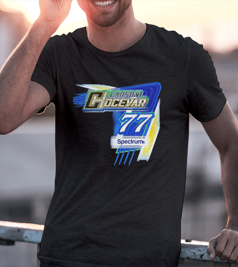 Carson Hocevar #77 Spectrum Racing Nascar T-Shirt