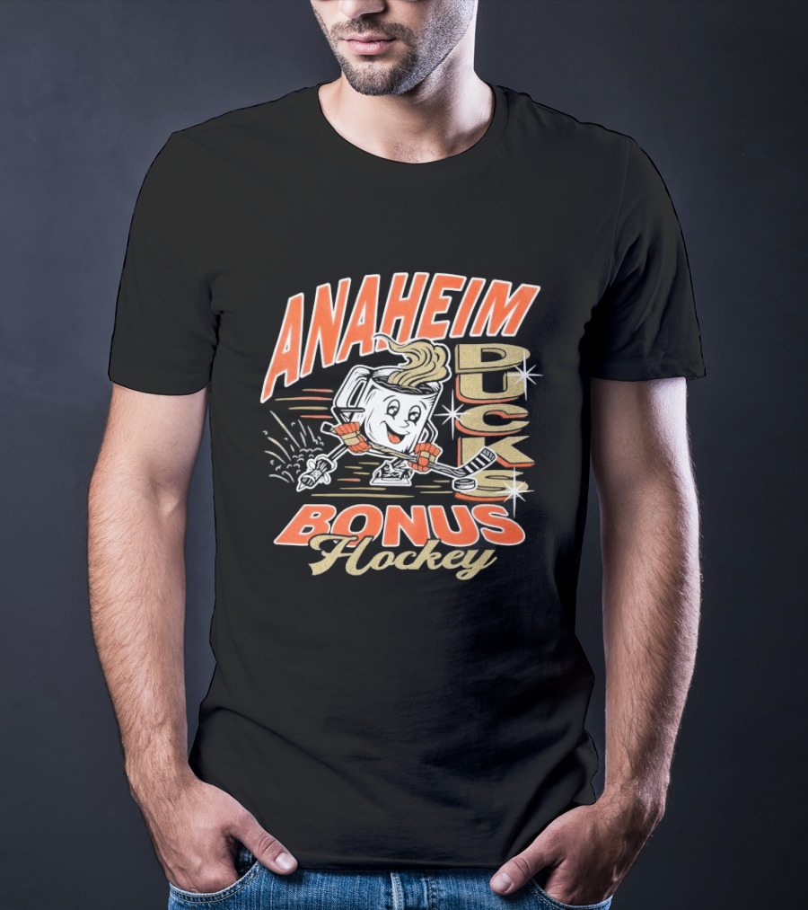 Anaheim Ducks Puck Bonus Hockey T-Shirt