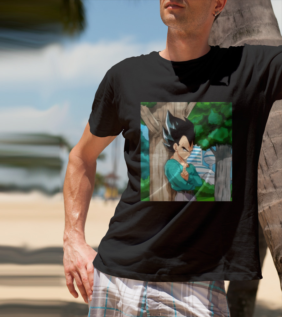 Dragon Ball Z Vegeta Farewell Scene Anime T-Shirt