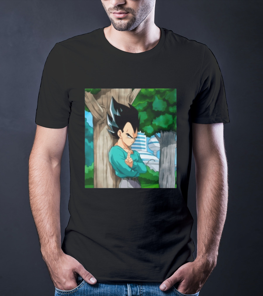 Dragon Ball Z Vegeta Farewell Scene Anime T-Shirt
