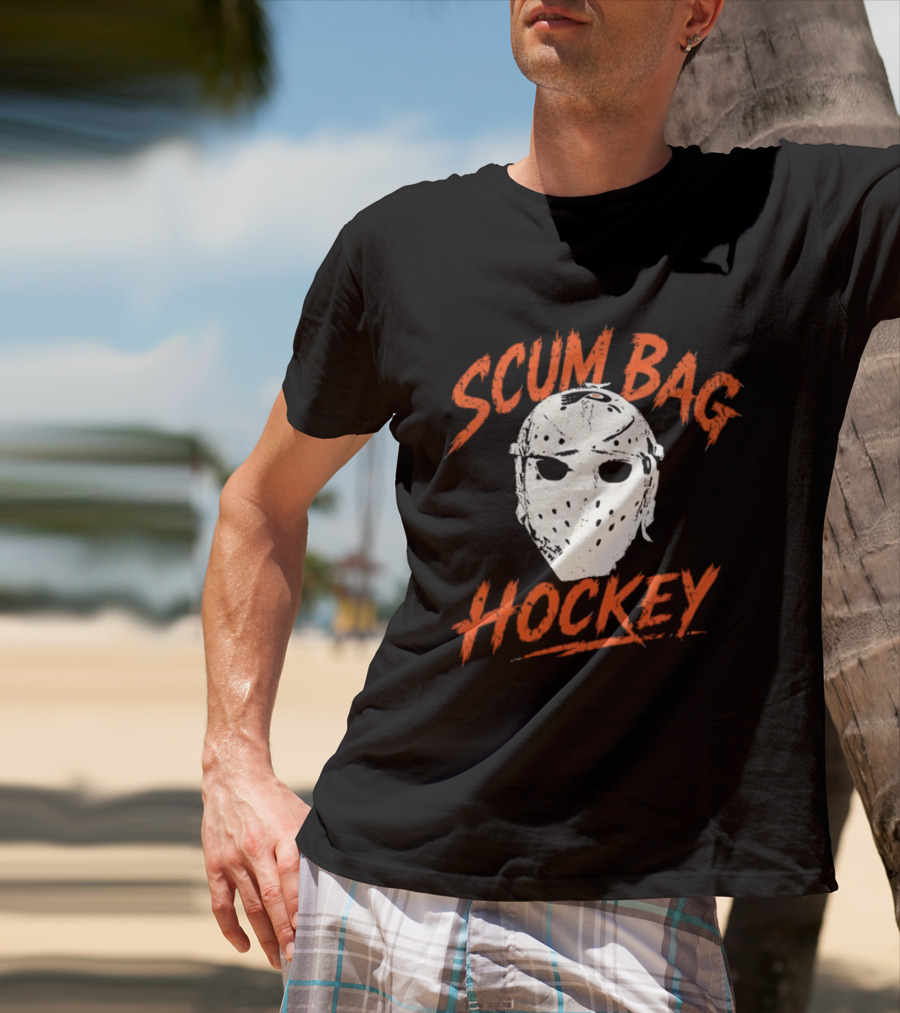 Scum Bag Hockey Jason Voorhees Mask Horror T-Shirt