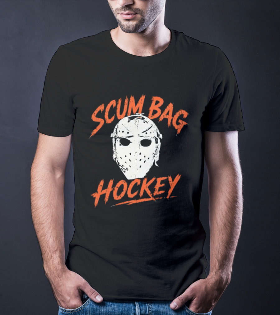 Scum Bag Hockey Jason Voorhees Mask Horror T-Shirt