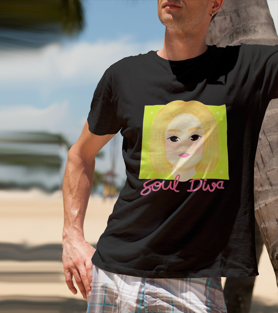 Soul Diva Blonde Cartoon T-Shirt
