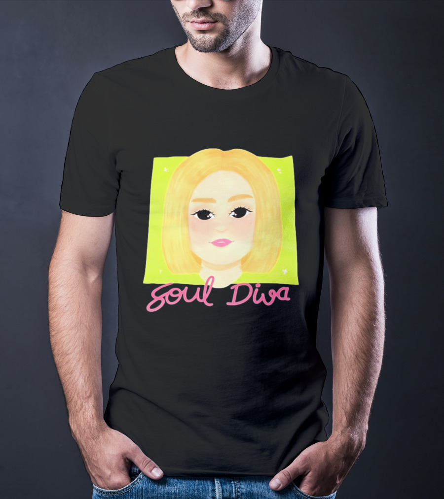 Soul Diva Blonde Cartoon T-Shirt