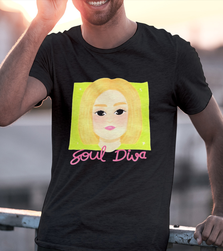 Soul Diva Blonde Cartoon T-Shirt