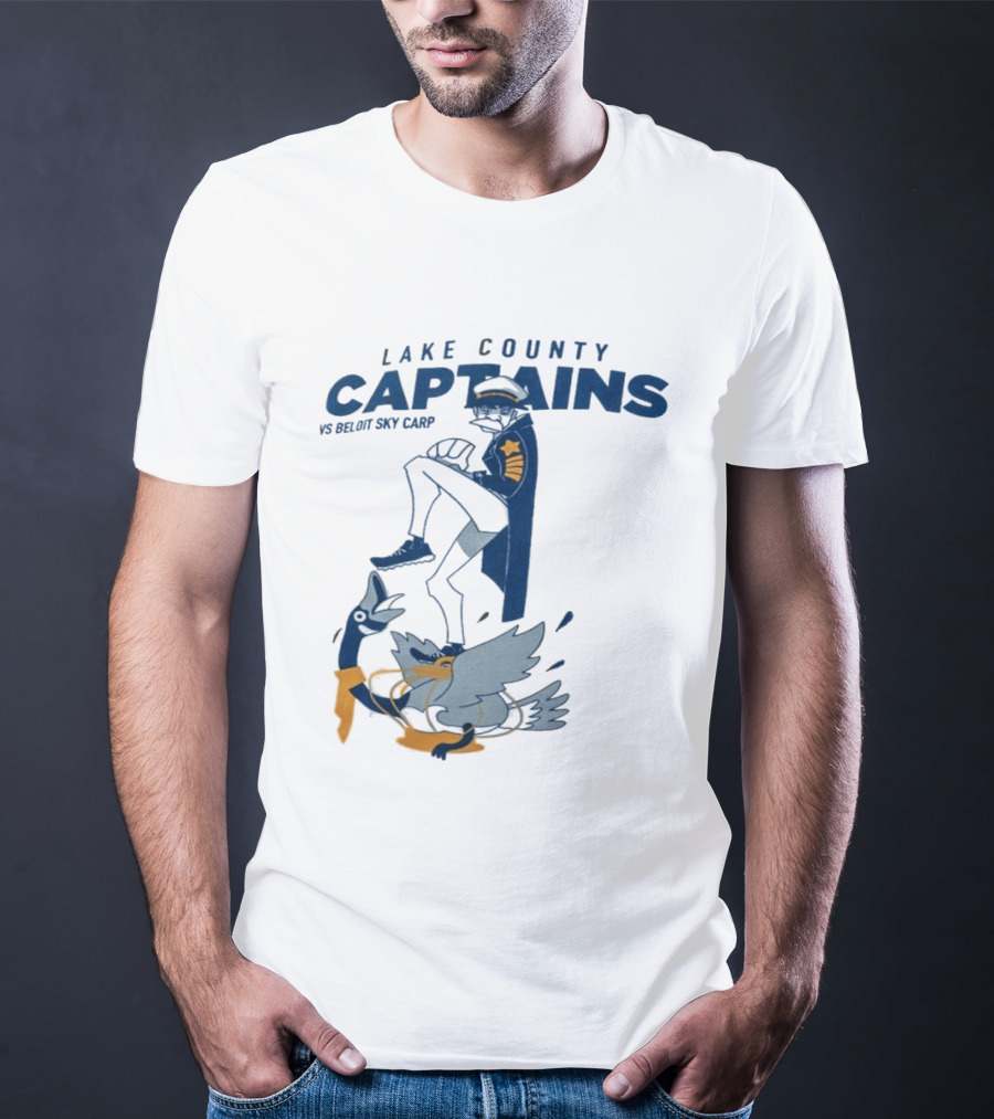 2026 Lake County Captains Vs Beloit Sky Carp Baseball Event T-Shirt