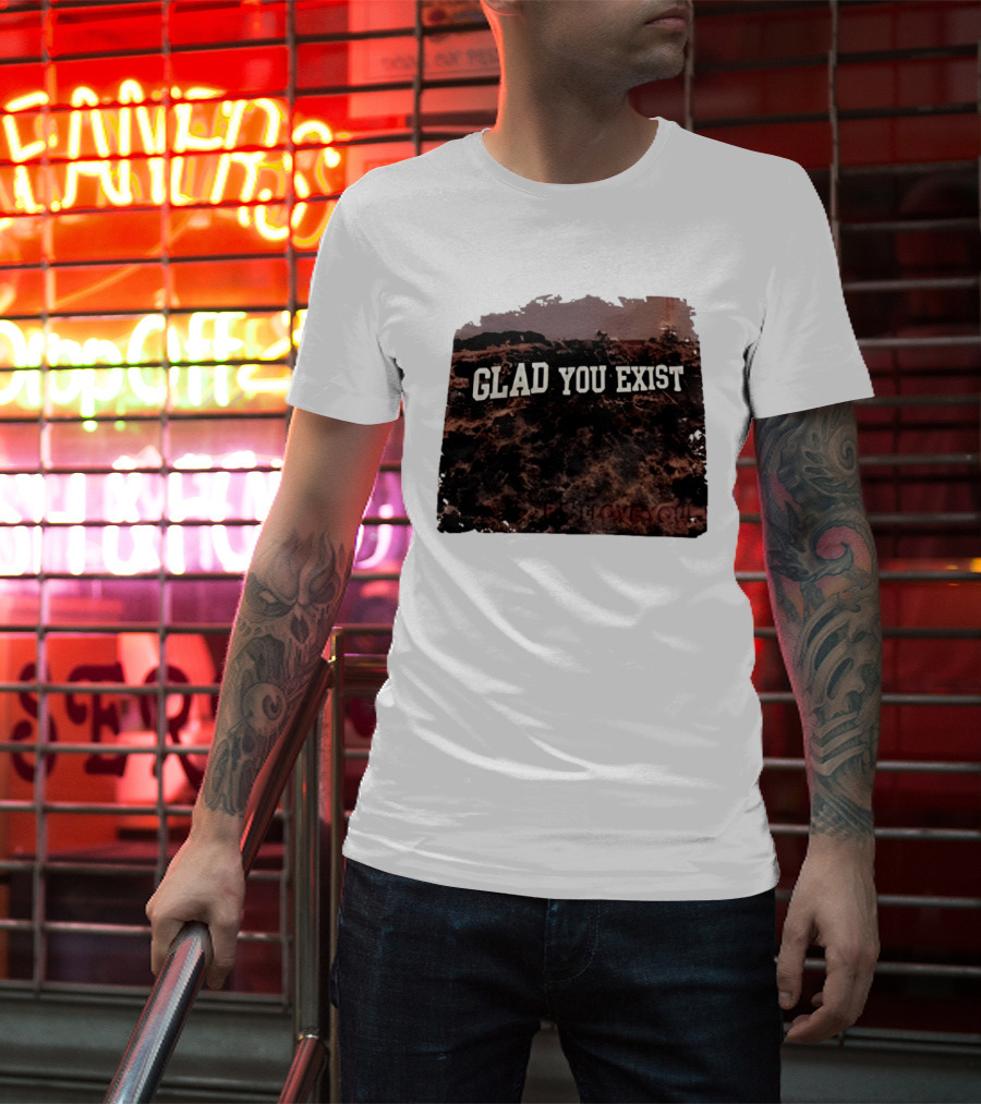 Brandy Melville Glad You Exist Pajama Party Collection T-Shirt