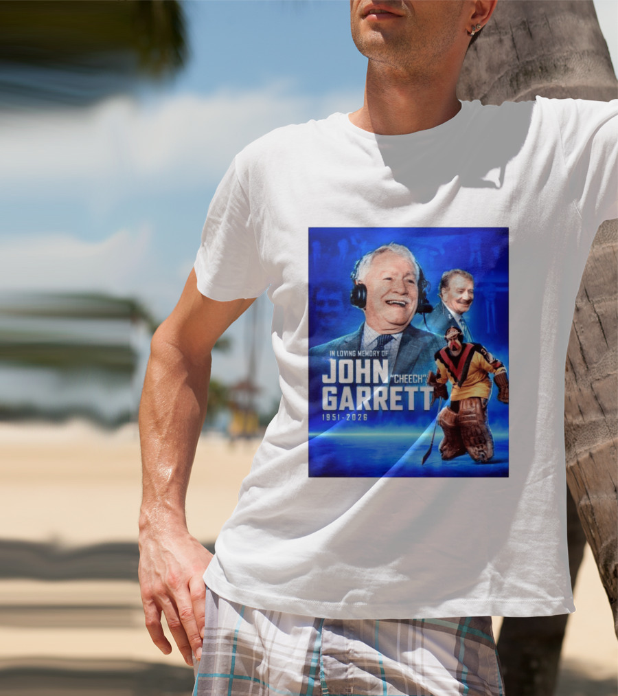 In Loving Memory Of John Garrett Cheech 1951 2026 Hockey T-Shirt
