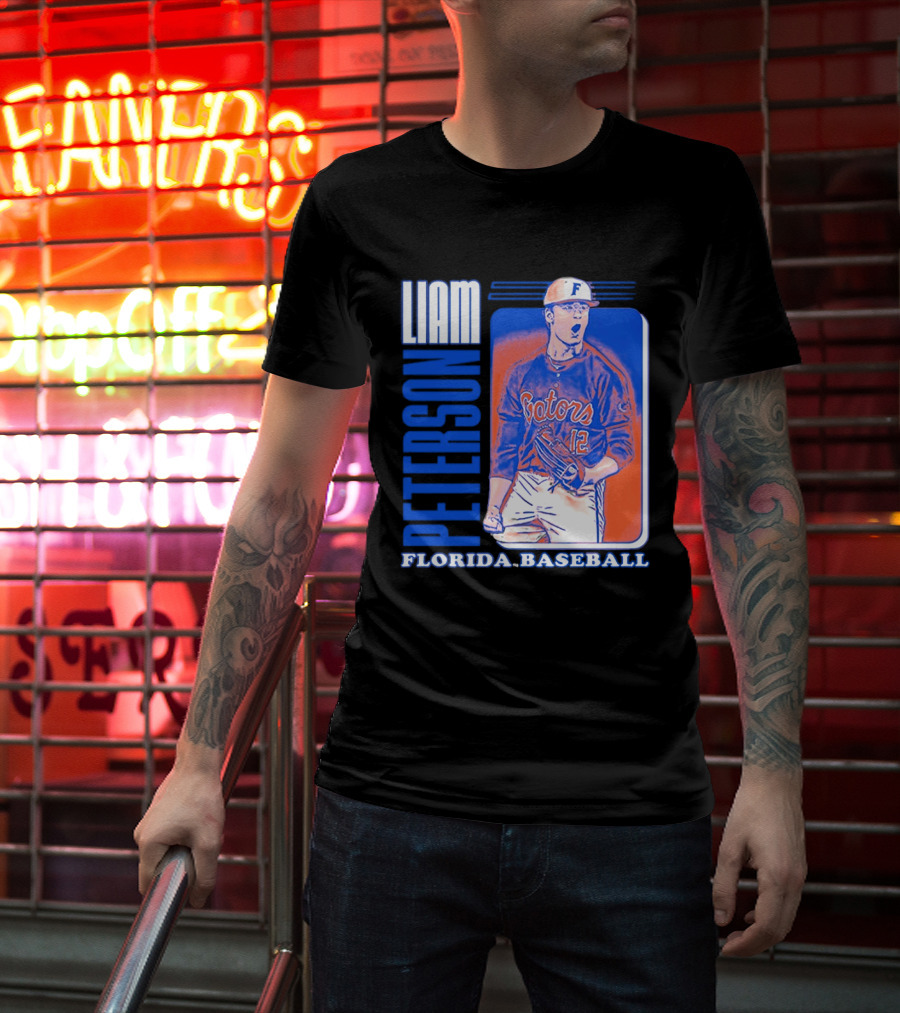 Liam Peterson Florida Gators Baseball Player T-Shirt