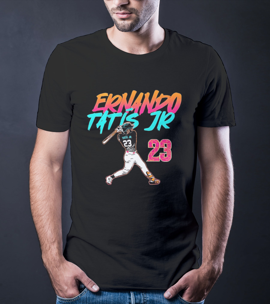 Fernando Tatis Jr 23 San Diego Padres City Edition Swing T-Shirt