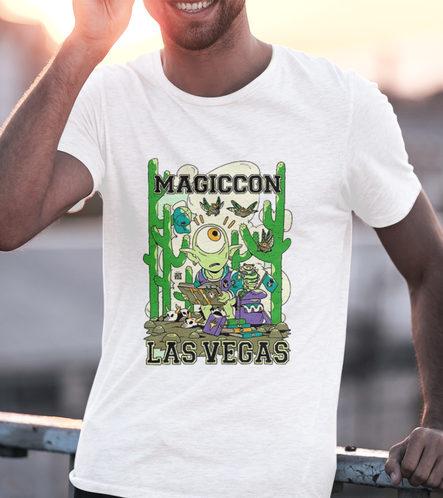 Magiccon Las Vegas One Eyed Alien Cactus Adventure T-Shirt