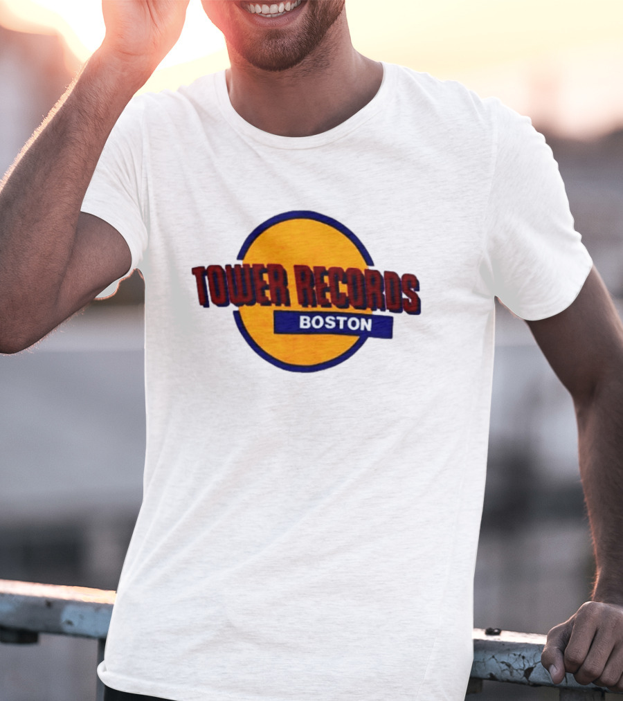 Tower Records Boston Vintage Circle T-Shirt