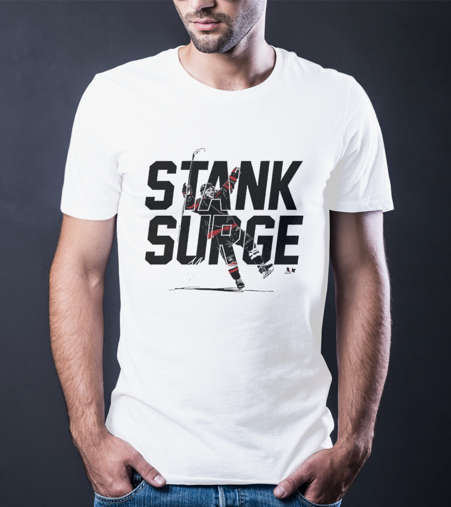 Carolina Hurricanes Logan Stankoven Stank Surge Momentum T-Shirt