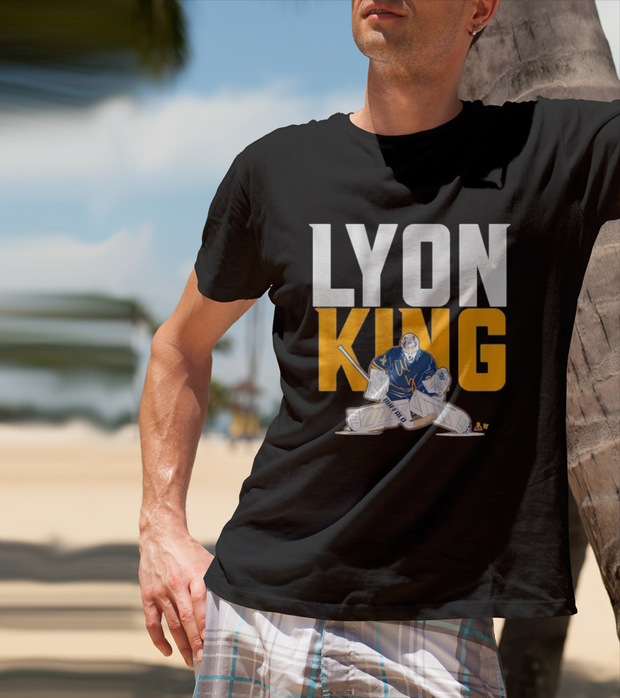 Lyon King Buffalo Goalie Sports Fan T-Shirt