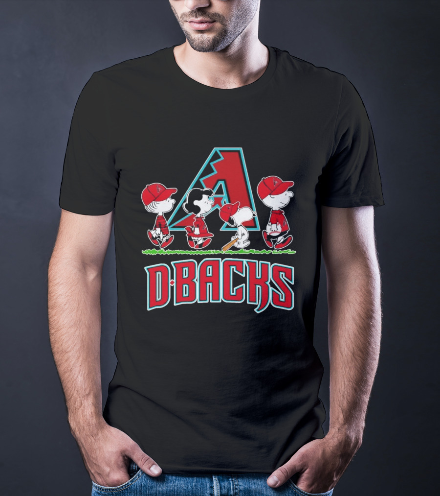 Arizona Diamondbacks Peanuts Abbey Road D Backs 2026 T-Shirt