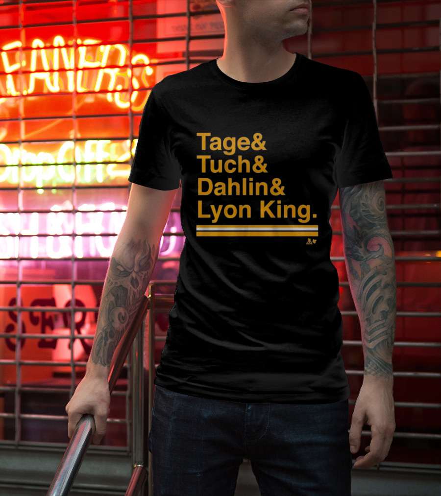 Tage Tuch Dahlin Lyon King Buffalo Hockey Ampersand T-Shirt