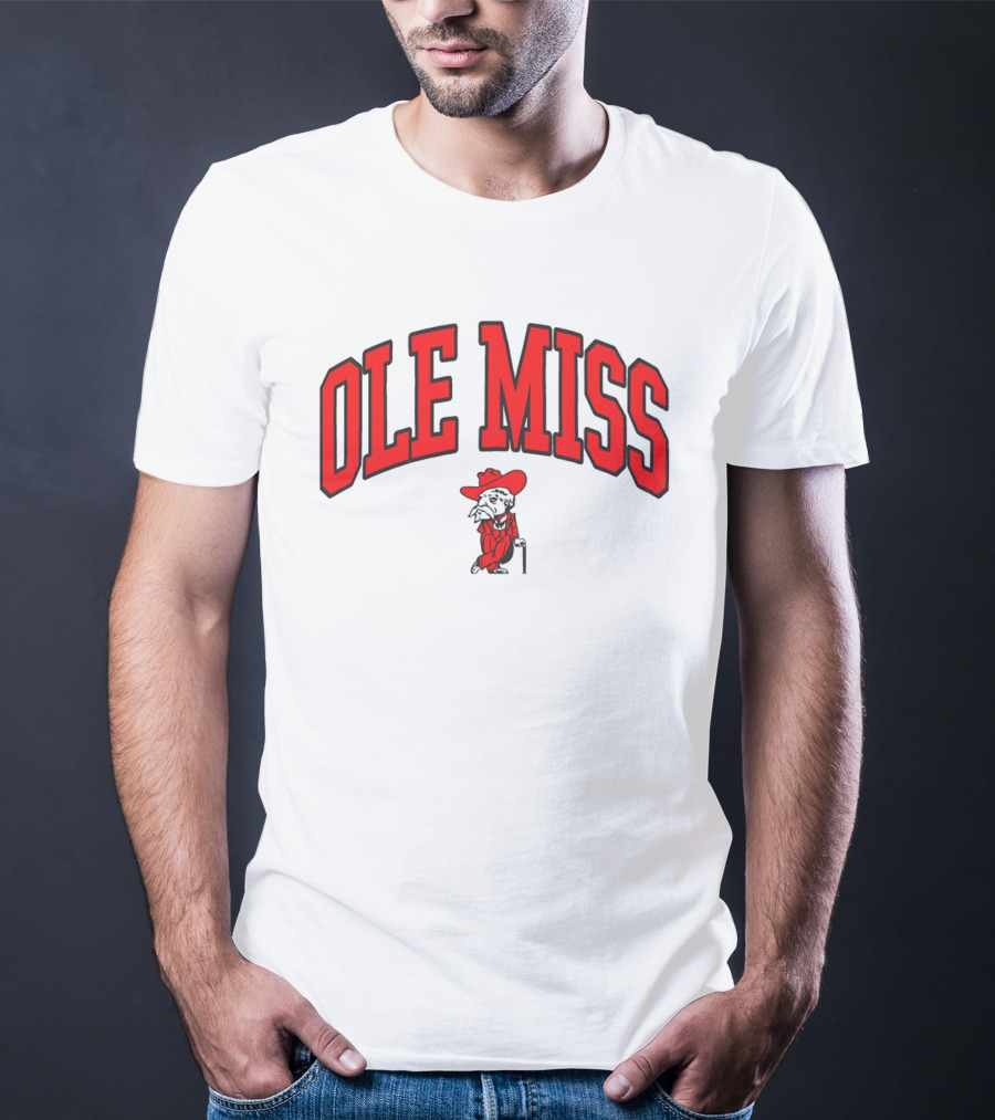 Ole Miss Rebels Colonel Reb Arch T-Shirt