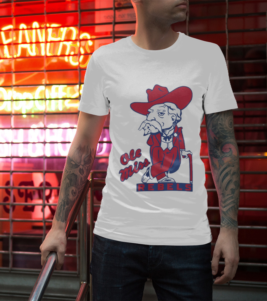 Ole Miss Rebels Colonel Reb T-Shirt