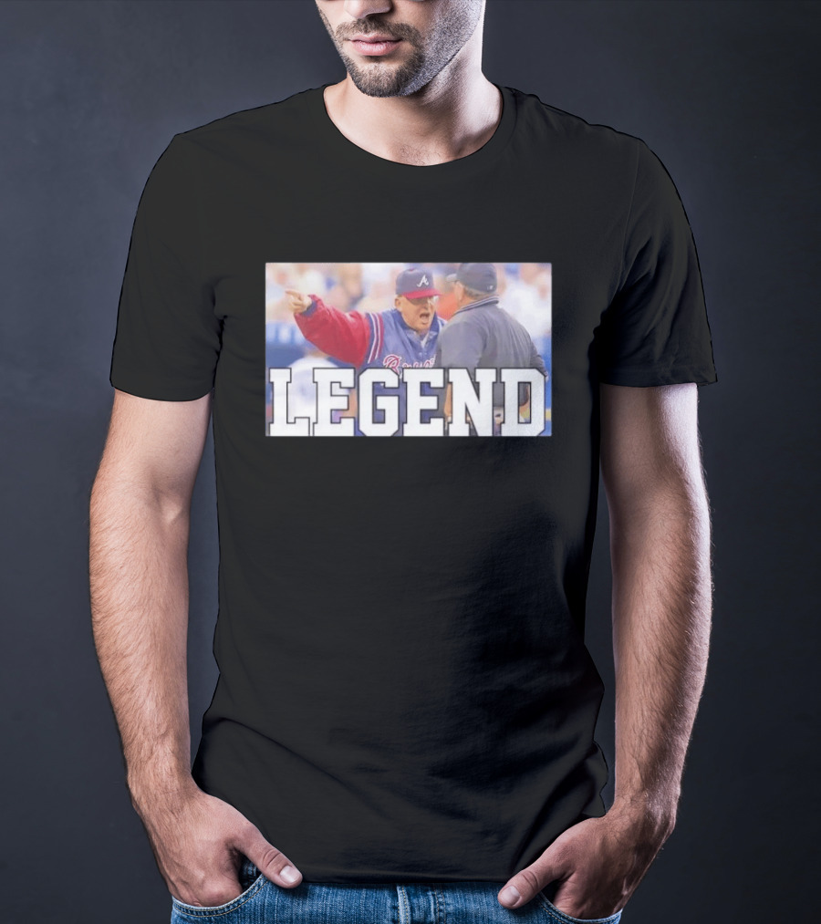 Legend Bobby Cox Umpire Dispute Atlanta Braves T-Shirt
