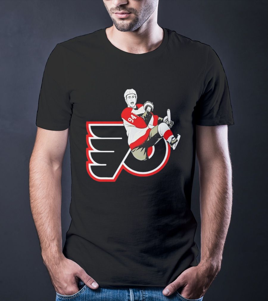 Philadelphia Flyers Porter Martone 94 Celebration T-Shirt