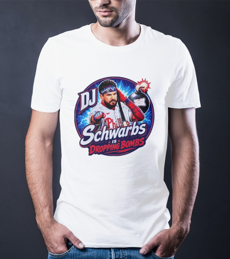 DJ Schwarbs Phillies Dropping Bombs T-Shirt