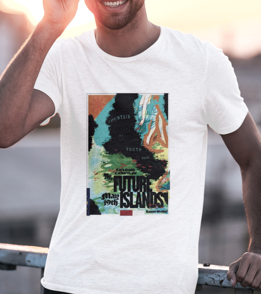 May 19 2026 Future Islands At Cat's Cradle Carrboro NC Fountain Of Youth Tour T-Shirt