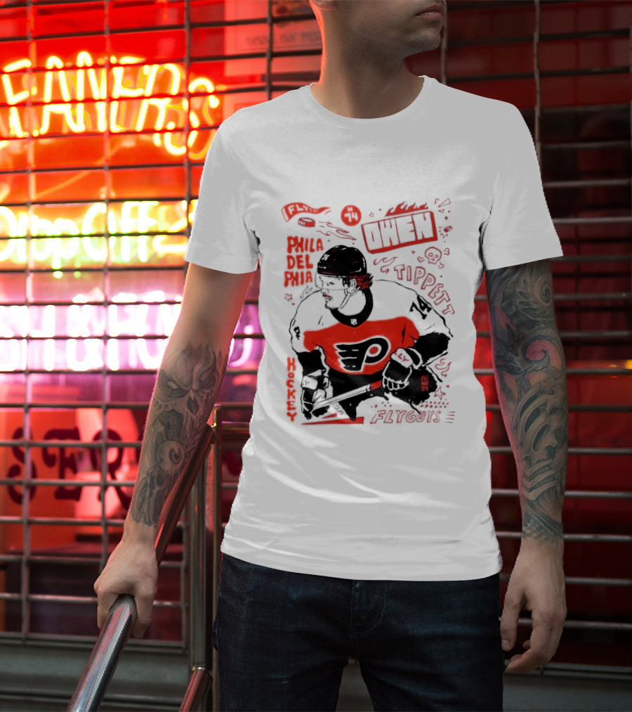 Flyguys Owen Tippett Philadelphia Flyers T-Shirt