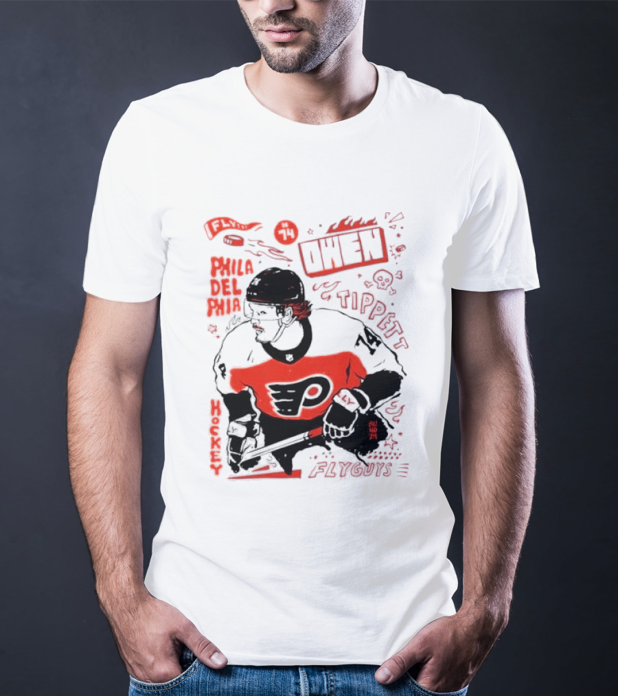 Flyguys Owen Tippett Philadelphia Flyers T-Shirt