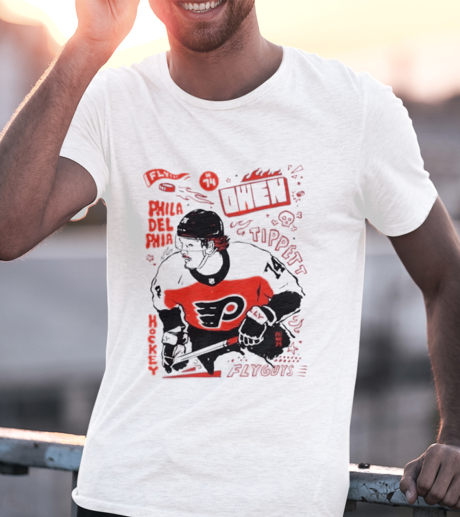 Flyguys Owen Tippett Philadelphia Flyers T-Shirt