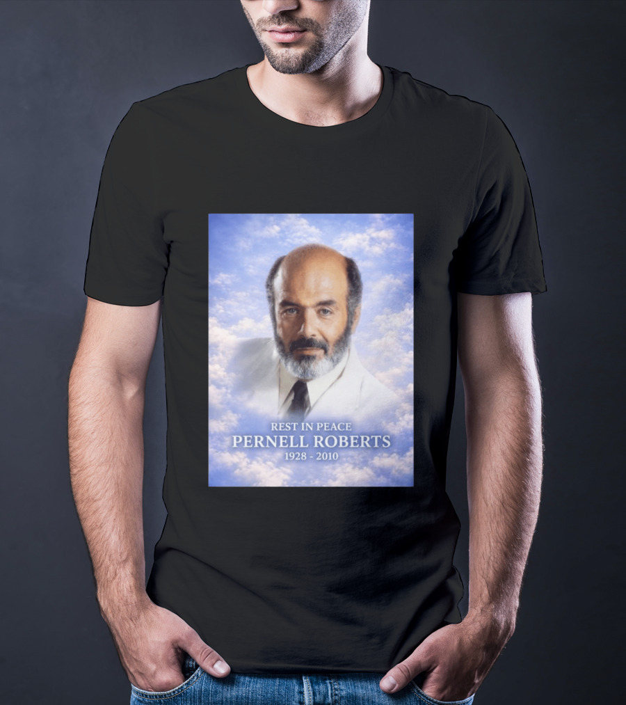 Rest In Peace Pernell Roberts 1928 2010 Memorial T-Shirt