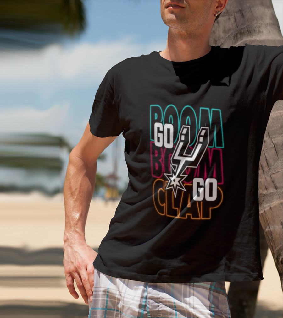 Go Spurs Boom Boom Clap Go Clap T-Shirt
