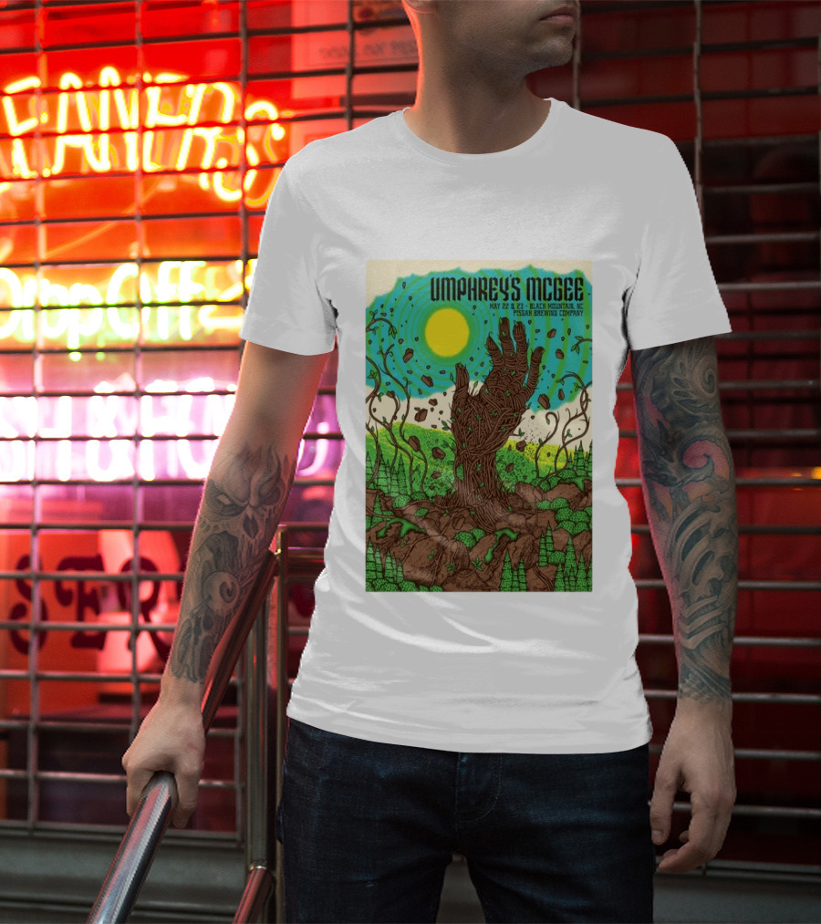 Umphrey's McGee May 22 23 Black Mountain NC Pisgah Brewing Company Tour T-Shirt