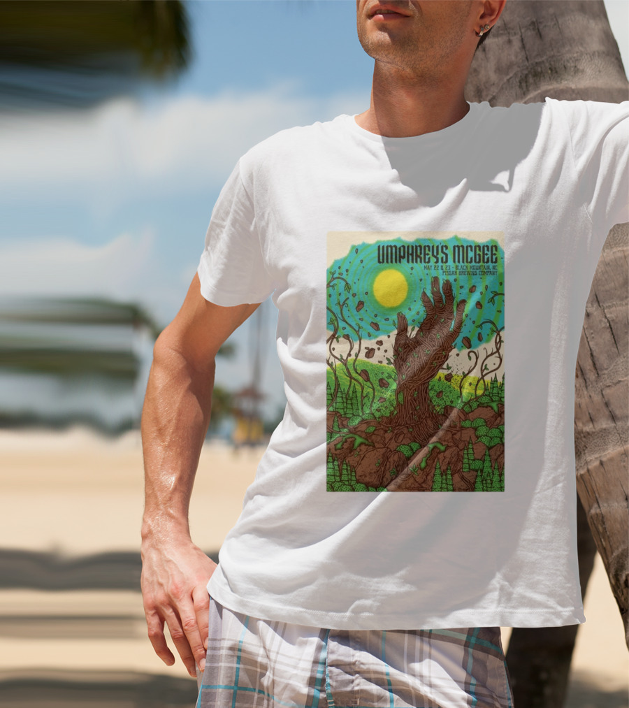 Umphrey's McGee May 22 23 Black Mountain NC Pisgah Brewing Company Tour T-Shirt